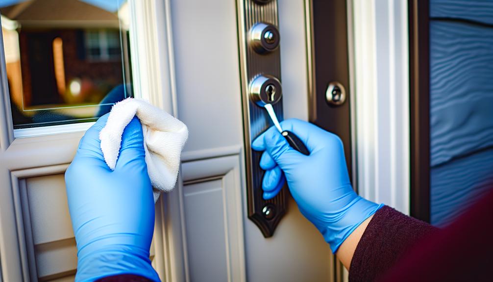 deep cleaning every week is one of the steps on how to maintain your locks.